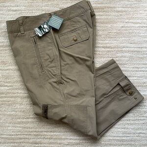 Lauren Ralph Lauren Capri Pants Cabo Cargo Wood Sage Khaki Mid-Calf Length Sz 6